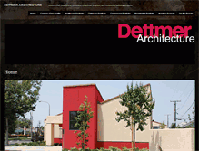 Tablet Screenshot of dettmerarchitecture.com